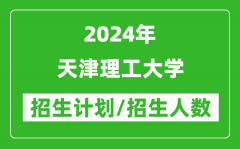2024年天津理工大学各省招生计划及各专业招生人数是多少？