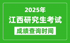 2025年江西考研成绩查询时间_江西2025考研什么时候查分