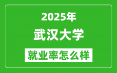 2025武汉大学就业率怎么样_就业率最高的专业