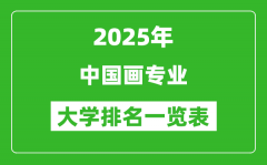 全国中国画专业最好的大学排名一览表（2025最新）