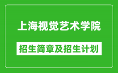 上海视觉艺术学院2025年招生简章_各省高考招生计划人数一览表