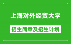 上海对外经贸大学2025年招生简章_各省高考招生计划人数一览表