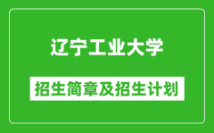 辽宁工业大学2025年招生简章_各省高考招生计划人数一览表