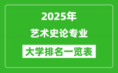 全国艺术史论专业最好的大学排名一览表（2025最新）