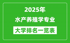 全国水产养殖学专业最好的大学排名一览表（2025最新）