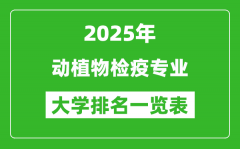 全国动植物检疫专业最好的大学排名一览表（2025最新）
