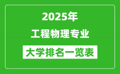 全国工程物理专业最好的大学排名一览表（2025最新）
