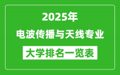 全国电波传播与天线专业最好的大学排名一览表（2025最新）