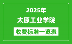 2025太原工业学院学费多少钱一年_各专业收费标准一览表