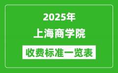 2025上海商学院学费多少钱一年_各专业收费标准一览表
