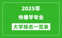 全国传播学专业最好的大学排名一览表（2025最新）