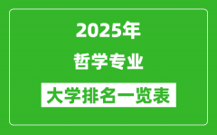 全国哲学专业最好的大学排名一览表（2025最新）
