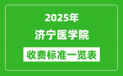 2025济宁医学院学费多少钱一年_各专业收费标准一览表