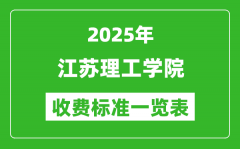 2025江苏理工学院学费多少钱一年_各专业收费标准一览表