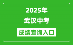 2025年武汉中考成绩查询入口官网(https://zkcf.whzkb.cn)