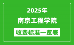 2025南京工程学院学费多少钱一年_各专业收费标准一览表