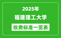 2025福建理工大学学费多少钱一年_各专业收费标准一览表