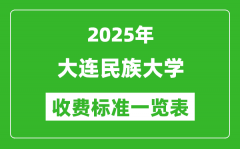 2025大连民族大学学费多少钱一年_各专业收费标准一览表