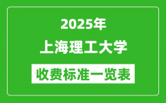 2025上海理工大学学费多少钱一年_各专业收费标准一览表