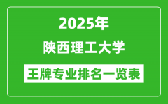2025年陕西理工大学王牌专业排名一览表(含录取分数线)