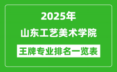 2025年山东工艺美术学院王牌专业排名一览表(含录取分数线)