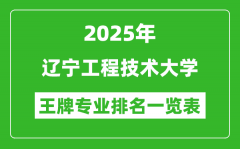 2025年辽宁工程技术大学王牌专业排名一览表(含录取分数线)