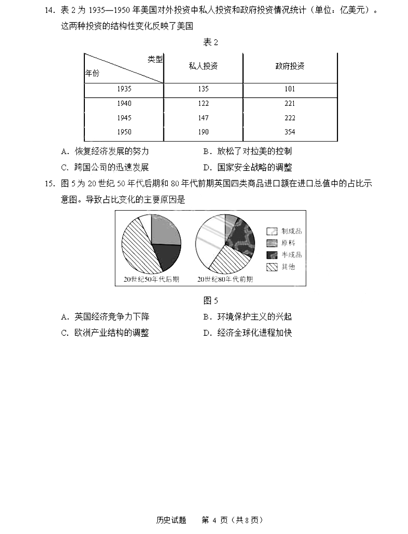 2025年山东高考历史试卷真题及答案解析(完整版)