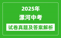 2025年漯河中考语文试卷真题及答案解析(完整版)
