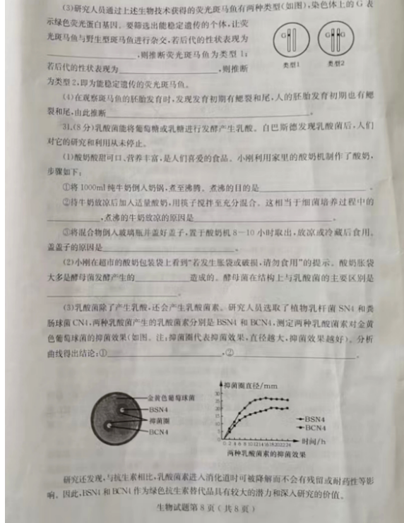 2025年山东中考生物试卷真题及答案解析