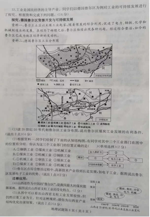 2025年山东中考地理试卷真题及答案解析