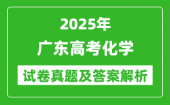 2025年广东高考化学试卷真题及答案解析(完整版)