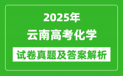 2025年云南高考化学试卷真题及答案解析(完整版)