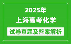 2025年上海高考化学试卷真题及答案解析(完整版)