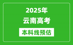 2025云南本科线预估_最低多少分能上本科大学？