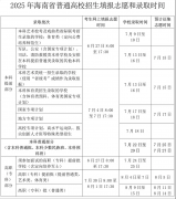 2025年天津高考征集志愿时间安排时间表_什么时候填报