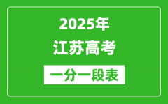 2025年江苏高考一分一段表_普通类逐分段统计表