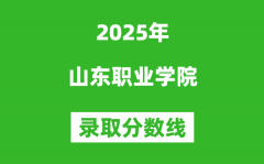 山东职业学院2025年录取分数线（含2024历年）